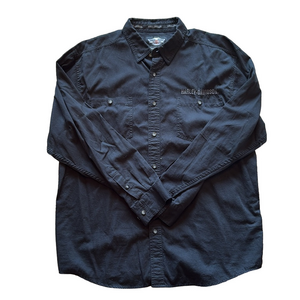 Harley-Davidson Mens XL Black Cotton Long Sleeve Shirt